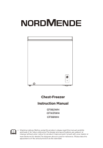 Manual Nordmende CF1431WH Freezer