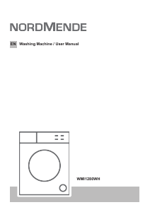 Manual Nordmende WMI1280WH Washing Machine