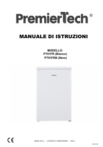 Manual PremierTech PT91FRB Freezer