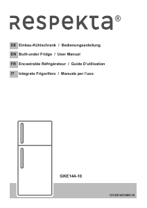 Manuale Respekta GKE144-10 Frigorifero-congelatore