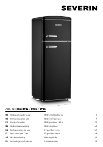 Manual Severin RKG 8983 Fridge-Freezer