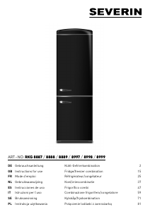 Manual Severin RKG 8997 Fridge-Freezer