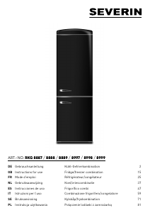 Handleiding Severin RKG 8888 Koel-vries combinatie