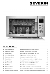 Mode d’emploi Severin MW 7918 Micro-onde