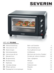 Manual de uso Severin TO 2042 Horno