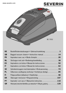 Manual Severin BC 7052 Aspirador