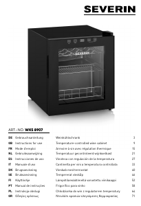 Handleiding Severin WKS 8907 Wijnklimaatkast