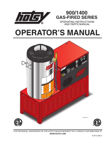 Manual Hotsy 1425SS Pressure Washer