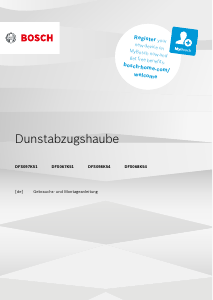 Bedienungsanleitung Bosch DFS097K51 Dunstabzugshaube