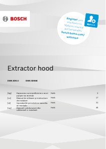 Наръчник Bosch DWK65DK60 Аспиратор