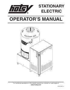 Manual Hotsy 5730SS Pressure Washer
