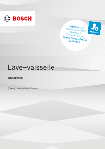 Mode d’emploi Bosch SHE53B75UC Lave-vaisselle