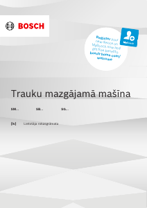 Rokasgrāmata Bosch SMS25AI05E Trauku mašīna