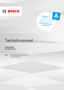 Bruksanvisning Bosch WQG245BASN Tørketrommel