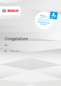 Manuale Bosch GTV15NWEB Congelatore