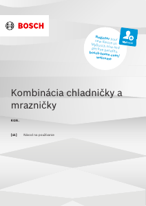 Návod Bosch KGN49VXCT Chladnička s mrazničkou