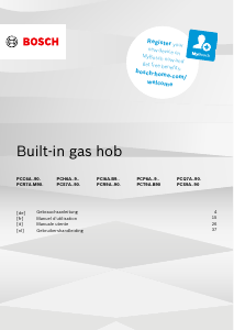 Handleiding Bosch PCS7A5B90 Kookplaat