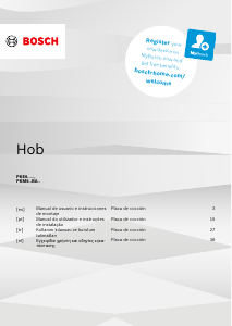 Manual de uso Bosch PKE61RBA2E Placa