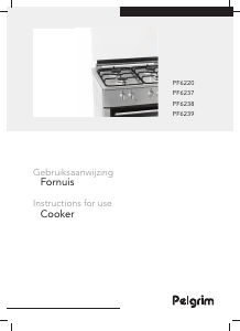 Bruksanvisning Pelgrim PF6238WIT Spis