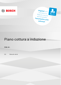 Manuale Bosch PVS831HC1E Piano cottura
