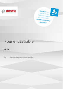 Mode d’emploi Bosch HBA578BS0 Four