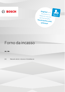 Manuale Bosch HBA578BS0 Forno