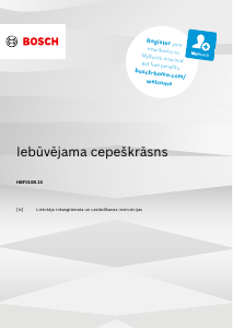 Rokasgrāmata Bosch HBF010BR1S Cepeškrāsns