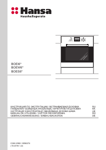 Manual Hansa BOEW68162 Cuptor