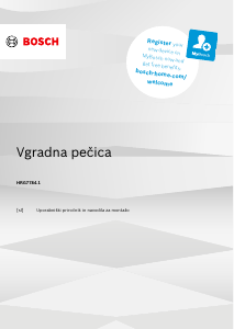 Priročnik Bosch HRG7784B1 Pečica