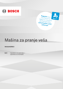 Priručnik Bosch WGG244ZREU Stroj za pranje rublja