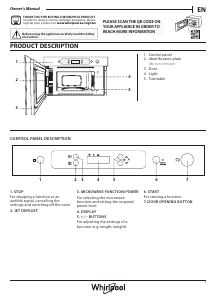 Brugsanvisning Whirlpool MBNA900B Mikroovn