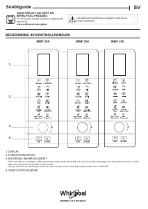 Bruksanvisning Whirlpool MWF 255 W Mikrovågsugn
