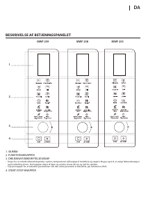 Brugsanvisning Whirlpool MWF 258 B Mikroovn