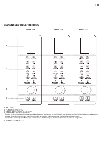 Bedienungsanleitung Whirlpool MWF 258 B Mikrowelle