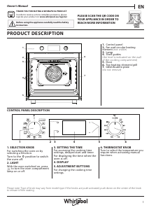 Rokasgrāmata Whirlpool OMK58CU1SB Cepeškrāsns