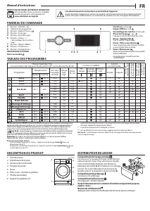 Mode d’emploi Whirlpool FFB 7469 BV EE Lave-linge