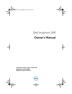 Bruksanvisning Dell Inspiron 14R SE 7420 Bärbar dator