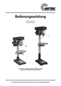 Bedienungsanleitung Artec TB-20/12 Tischbohrmaschine