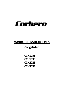 Manual de uso Corberó CCH103E Congelador