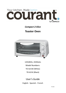 Mode d’emploi Courant TO-621W Four