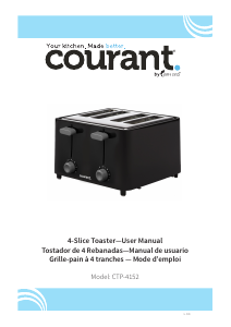 Manual de uso Courant CTP-4152 Tostador