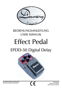 Bedienungsanleitung DiMavery EPDD-50 Effektpedal