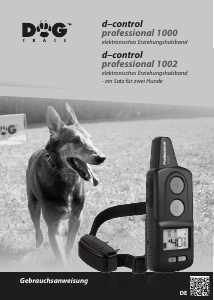 Bedienungsanleitung Dogtrace d-control professional 1000 Elektronische halsband