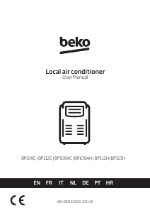 Priručnik BEKO BP109C Klimatizacijski uređaj