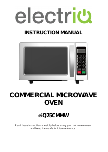 Manual ElectriQ eiQ25CMMW Microwave