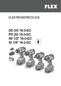 Bruksanvisning Flex DD 2G 18.0-EC Borrskruvdragare
