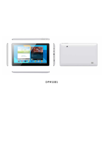 Bruksanvisning Cello DPM1081 Tablet