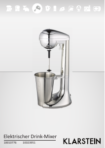 Manual Klarstein 10010776 Drink Mixer