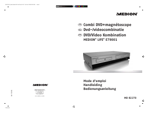 Mode d’emploi Medion MD 82270 Combi DVD-vidéo
