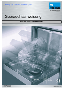 Bedienungsanleitung Meiko Topic 10.2 Geschirrspüler